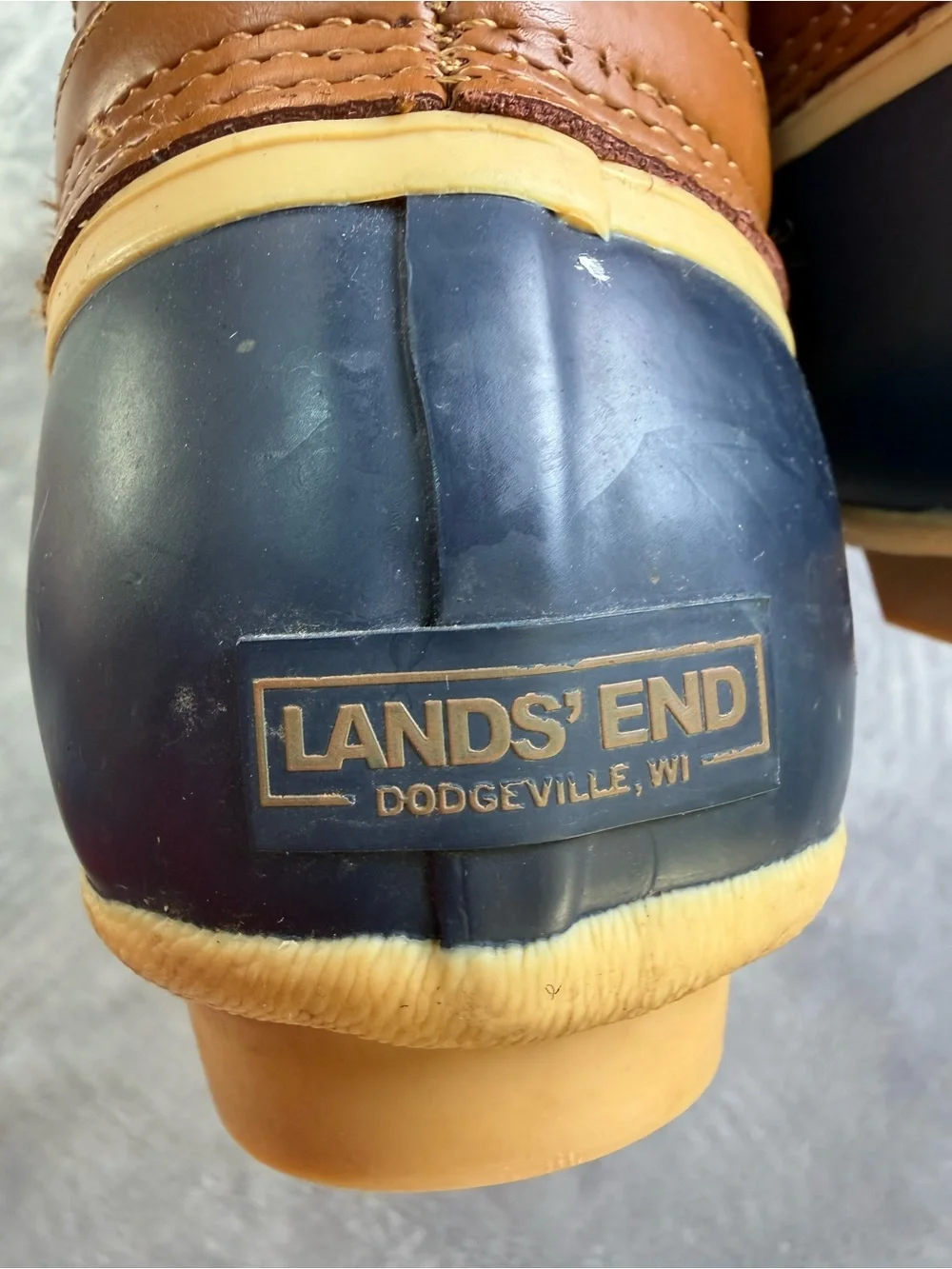 Lands' End Kids Red, Navy & Women’s Brown Waterproof Winter Boots 10